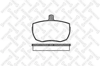 067 000-SX STELLOX Комплект тормозных колодок, дисковый тормоз